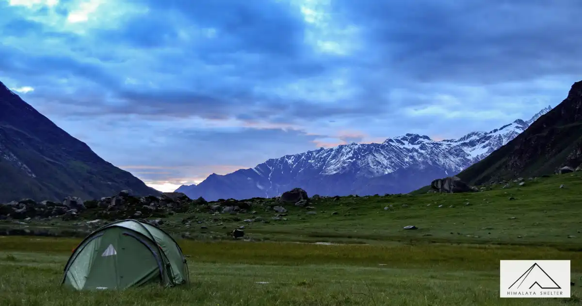 Campsite For Rest At Ruinsara Lake