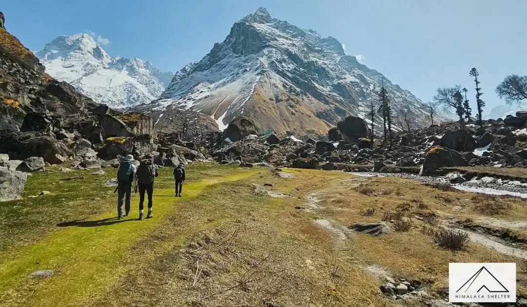 Mountain Peaks Visible During Dayara Bugyal Trek